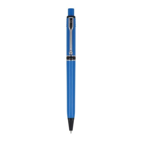 Kugelschreiber Raja Extra Hellblau-Schwarz | 1-farbiger Siebdruck | 270° vom Clip | 40 mm x 25 mm | Nicht verfügbar