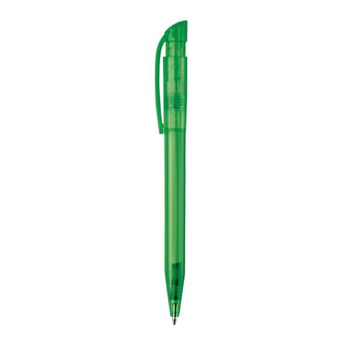 Kugelschreiber S45 Clear Transparent Grün-Grün | 1-farbiger Tampondruck | 90° vom Clip | 45 mm x 8 mm | Nicht verfügbar