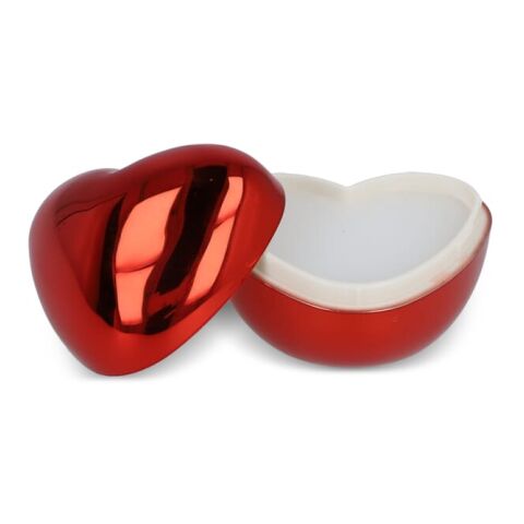 Lippenbalsam in metallischer Herzformdose rot | ohne Werbeanbringung | Nicht verfügbar | Nicht verfügbar