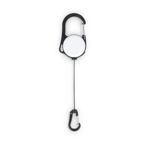 2-Wege-Karabiner-Kartenhalter Weiss