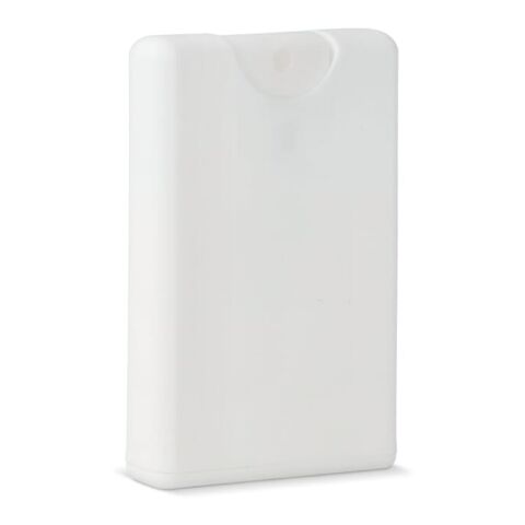 Kreditkarten-Sonnenschutzspray SPF30 aus recyceltem Material Weiss | ohne Werbeanbringung | Nicht verfügbar | Nicht verfügbar