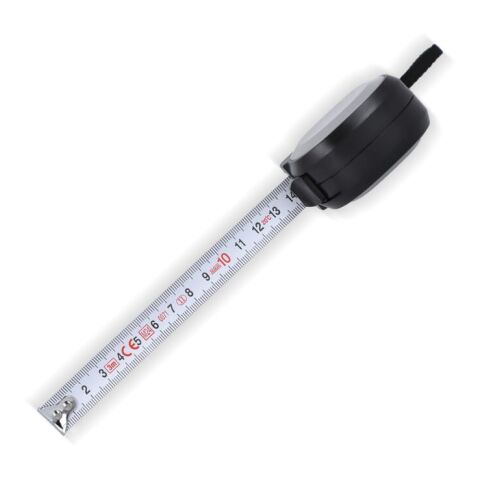 MeasureMate Rollmaßband 3M Schwarz-Grau | ohne Werbeanbringung | Nicht verfügbar | Nicht verfügbar