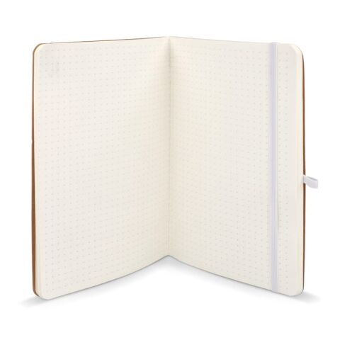 Notizbuch mit flexiblem Einband Kraftpapier A5 Weiss | ohne Werbeanbringung | Nicht verfügbar | Nicht verfügbar