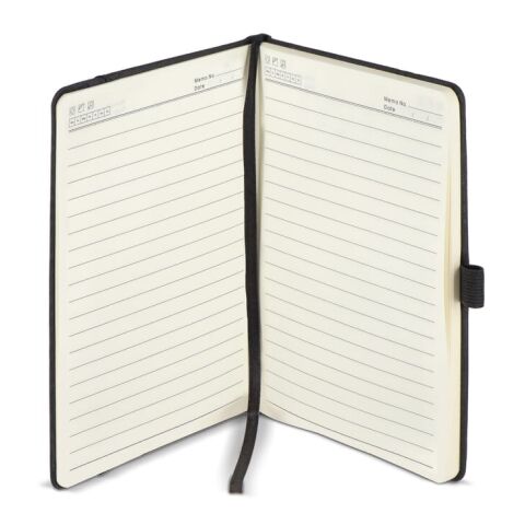 Notizbuch mit Tasche Ashira A5 schwarz | ohne Werbeanbringung | Nicht verfügbar | Nicht verfügbar