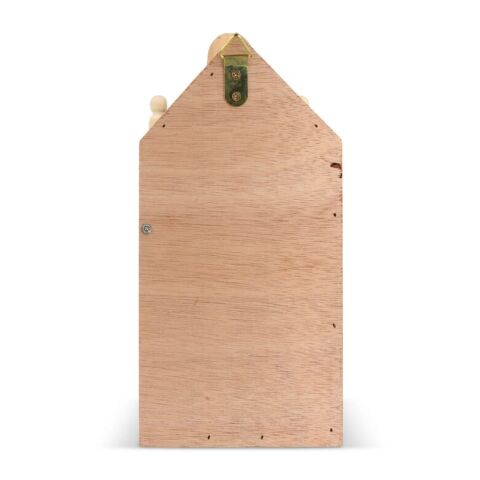 Vogelhaus aus Holz FSC Natur | ohne Werbeanbringung | Nicht verfügbar | Nicht verfügbar | Nicht verfügbar