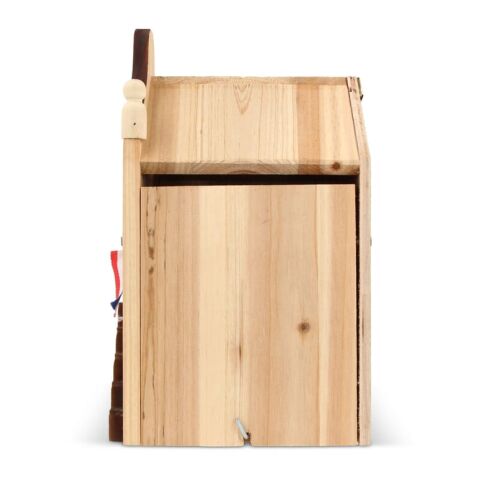 Vogelhaus aus Holz FSC Natur | ohne Werbeanbringung | Nicht verfügbar | Nicht verfügbar | Nicht verfügbar