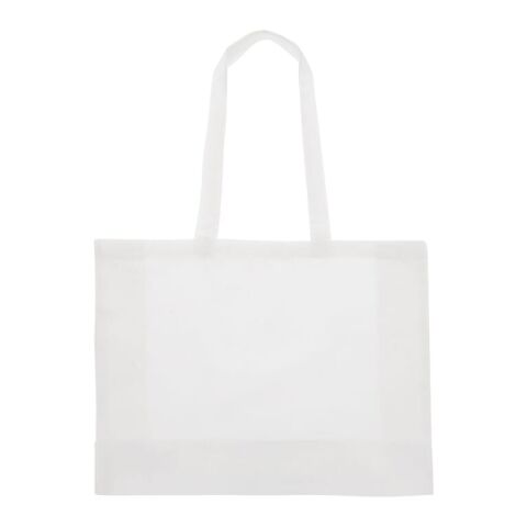 Tasche aus recycelter Baumwolle 140g/m² 49x14x37cm Weiss | ohne Werbeanbringung | Nicht verfügbar | Nicht verfügbar | Nicht verfügbar