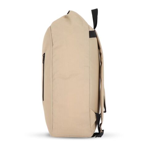 R-PET 600D Rolltop-Rucksack 20L Ecru | ohne Werbeanbringung | Nicht verfügbar | Nicht verfügbar