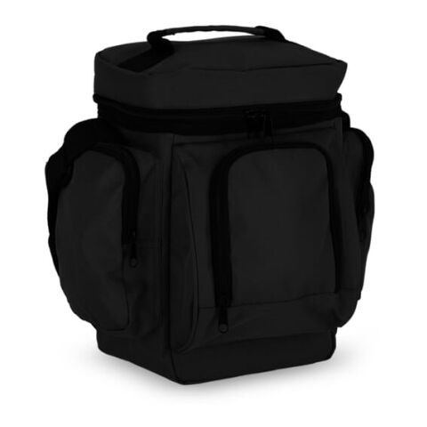 R-PET 600D Lunch-Kühlbox 10L Schwarz | ohne Werbeanbringung | Nicht verfügbar | Nicht verfügbar