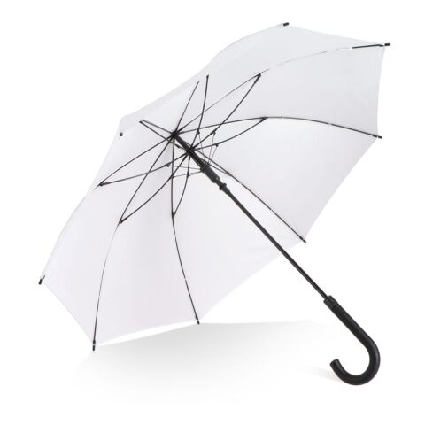 Verdure 190T Pongee 23" Winddichter Hakenschirm Auto open Weiss | ohne Werbeanbringung | Nicht verfügbar | Nicht verfügbar