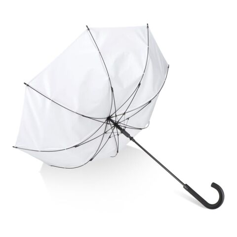 Verdure 190T Pongee 23" Winddichter Hakenschirm Auto open Weiss