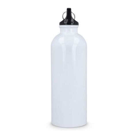 R-Edelstahl einwandige Flasche mit Karabiner 500 ml Weiss