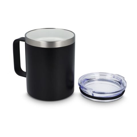 T-ceramic Thermobecher mit Deckel Danube 350ml Schwarz
