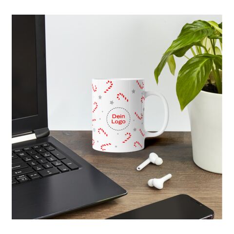 *Christmas* Sublimationstasse Weiß | Zuckerstangen | Sublimation