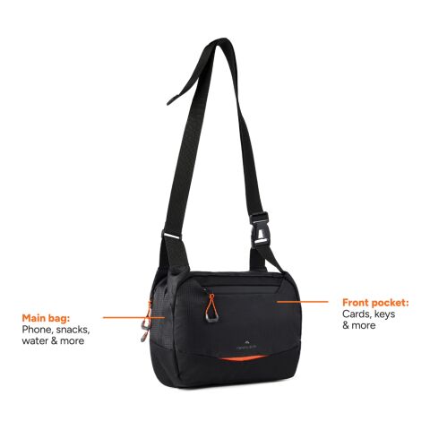 Nordic Drift Trail RCS Crossbody-Bag 4L schwarz-orange | ohne Werbeanbringung | Nicht verfügbar | Nicht verfügbar