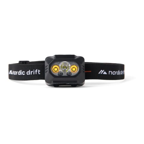 Nordic Drift Everest High-Performance Stirnlampe Dual-Power schwarz