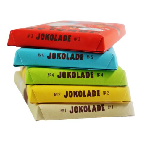 FamousFood® Original JOKOLADE Digitaldruck | Zartbitter, Birne, Mandel