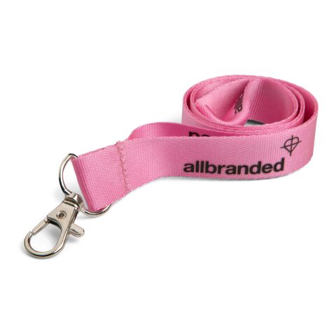 Nylon Schlüsselband PMS Wunschfarbe | ohne Werbeanbringung | 10 mm | Handyschlaufe | Kunststoff-Verschluss | Ohne Safetyclip | Ausweishülle hoch