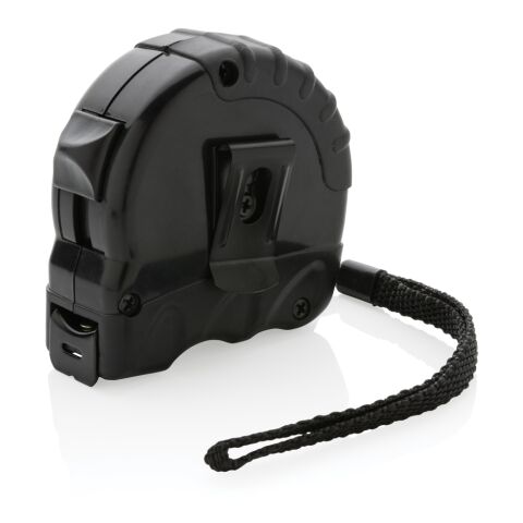 5m/19mm Maßband aus RCS recyceltem Kunststoff schwarz | ohne Werbeanbringung | Nicht verfügbar | Nicht verfügbar