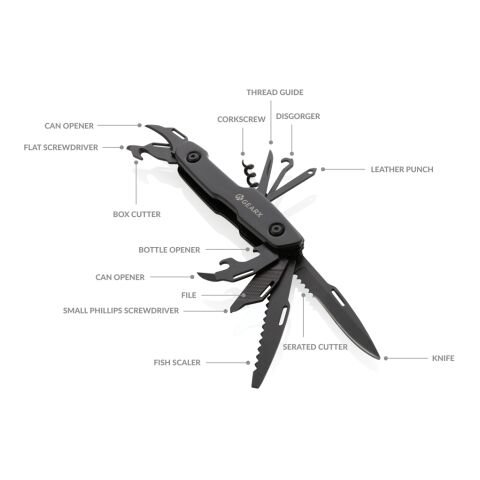 Gear X Multifunktions-Messer schwarz | ohne Werbeanbringung | Nicht verfügbar | Nicht verfügbar