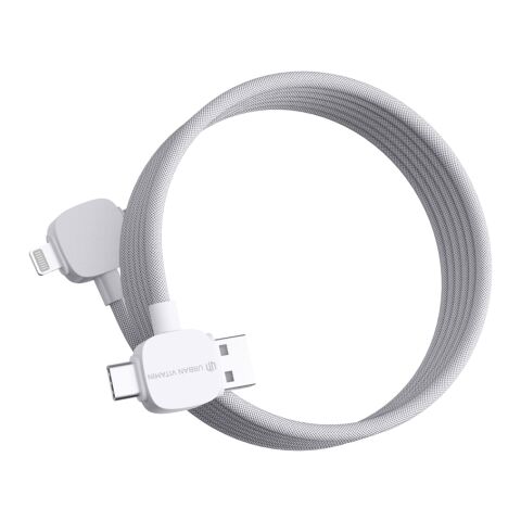 Urban Vitamin Stockton 65W magnet. Kabel RCS recyc. TPE/PET weiß | ohne Werbeanbringung | Nicht verfügbar | Nicht verfügbar