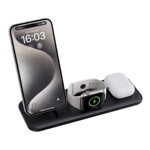 Urban Vitamin Torrance 3-in-1 15W-Magnetladegerät schwarz | ohne Werbeanbringung | Nicht verfügbar | Nicht verfügbar