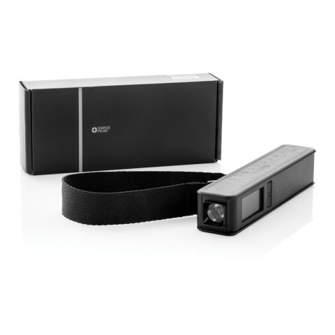 Swiss Peak 5-in-1-Kofferwaage mit Powerbank und Taschenlampe schwarz