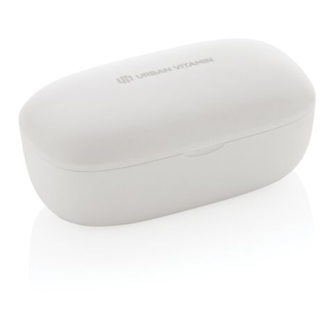 Urban Vitamin Palm Springs ENC Ohrhörer aus RCS recyceltem Plastik weiß | ohne Werbeanbringung | Nicht verfügbar | Nicht verfügbar