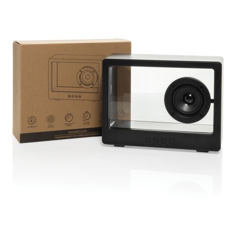 Soundclear transparenter 5W Wireless Lautsprecher schwarz