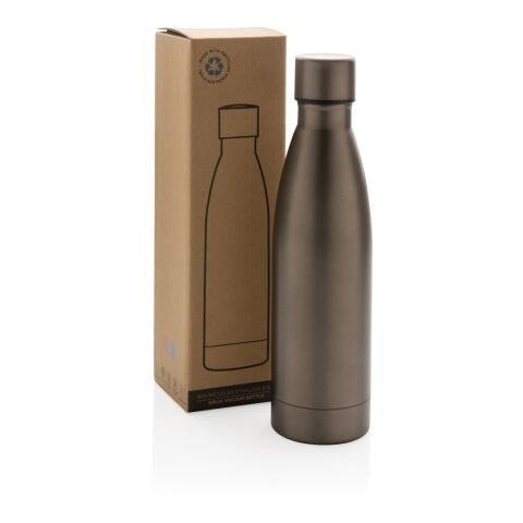 RCS recycelte Stainless Steel Solid Vakuum-Flasche braun | ohne Werbeanbringung | Nicht verfügbar | Nicht verfügbar | Nicht verfügbar