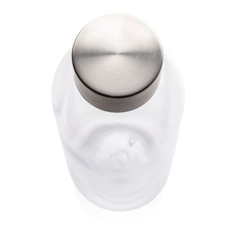 Auslaufsichere Trinkflasche mit Metalldeckel weiß | ohne Werbeanbringung | Nicht verfügbar | Nicht verfügbar