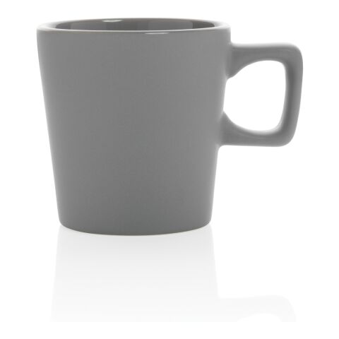 Moderne Keramik Kaffeetasse grau | ohne Werbeanbringung | Nicht verfügbar | Nicht verfügbar