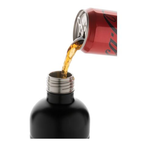 Soda Trinkflasche aus RCS-zertifiziertem Stainless-Steel schwarz | ohne Werbeanbringung | Nicht verfügbar | Nicht verfügbar