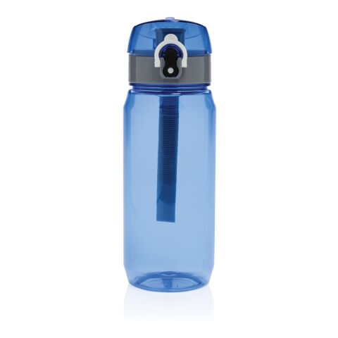 Yide RCS rPET verschließbare Wasserflasche 600ml blau | ohne Werbeanbringung | Nicht verfügbar | Nicht verfügbar