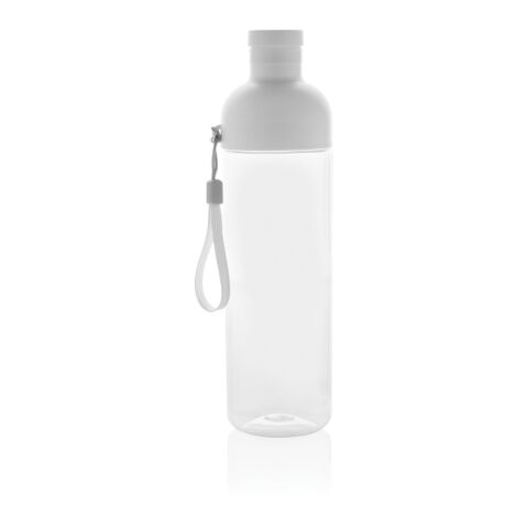 Impact auslaufsichere Wasserflasche aus RCS recyc. PET 600ml weiß | ohne Werbeanbringung | Nicht verfügbar | Nicht verfügbar