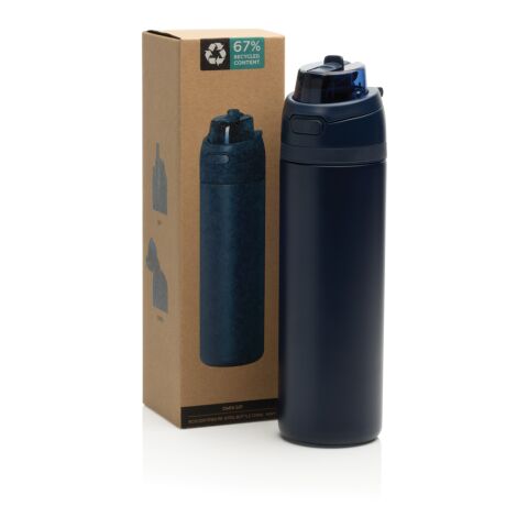 Omni Sip verschließbare Flasche aus RCS-reSteel, 700ml französisch blau