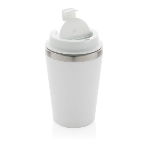 Java 350ml doppelwandiger Becher aus RCS recyceltem PP weiss | ohne Werbeanbringung | Nicht verfügbar | Nicht verfügbar