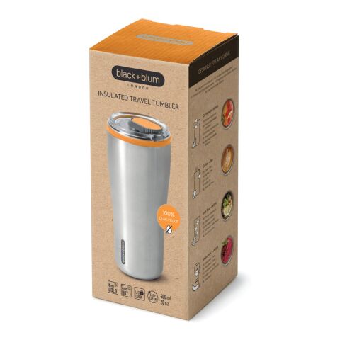 Black+Blum isolierter Reisebecher 600ml orange | ohne Werbeanbringung | Nicht verfügbar | Nicht verfügbar
