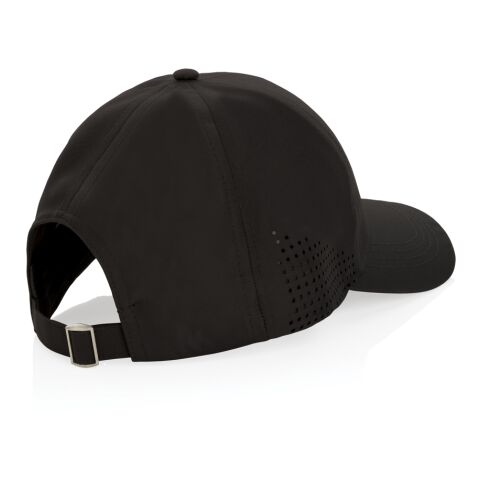 Impact AWARE™ rPET 6-Panel-Sportkappe schwarz | ohne Werbeanbringung | Nicht verfügbar | Nicht verfügbar | Nicht verfügbar