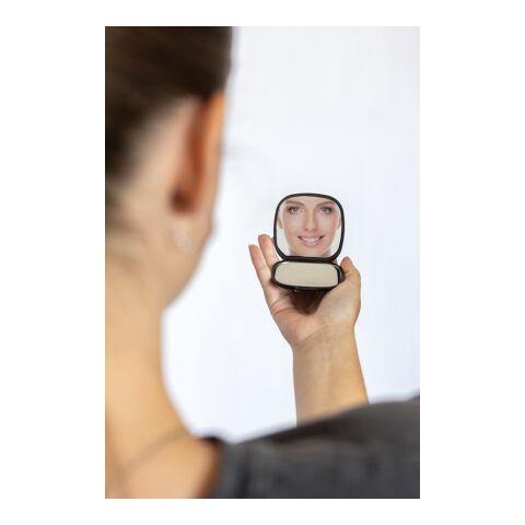 Reflecta Make-Up Spiegel aus RCS rec. ABS schwarz | ohne Werbeanbringung | Nicht verfügbar | Nicht verfügbar