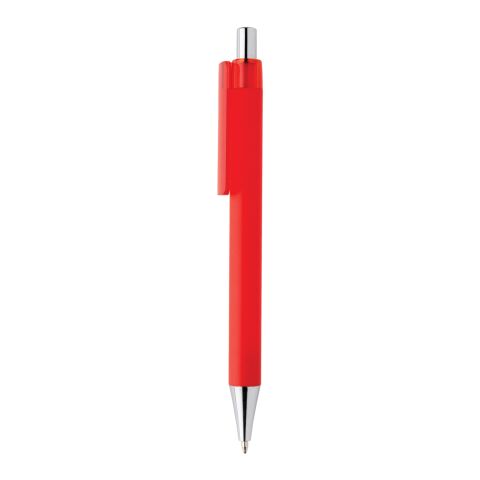 X8 Stift mit Smooth-Touch rot | ohne Werbeanbringung | Nicht verfügbar | Nicht verfügbar