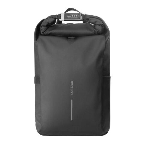 Urban wasserabweisender Fahrrad-Rucksack schwarz-grau | ohne Werbeanbringung | Nicht verfügbar | Nicht verfügbar