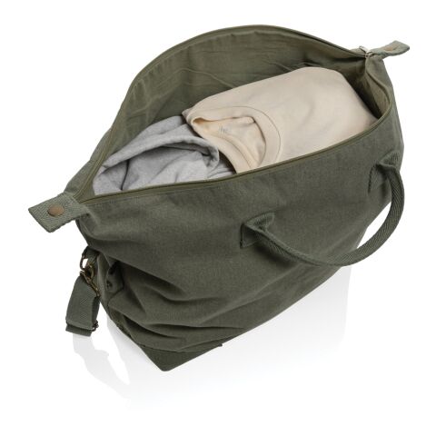 Kezar AWARE™ 500g/m² Wochenendtasche aus recyceltem Canvas grün | ohne Werbeanbringung | Nicht verfügbar | Nicht verfügbar | Nicht verfügbar