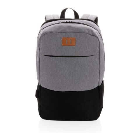 Moderner 15.6&quot; USB &amp; RFID Laptop-Rucksack PVC-frei schwarz | ohne Werbeanbringung | Nicht verfügbar | Nicht verfügbar | Nicht verfügbar