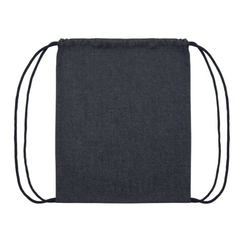 Impact AWARE™ Rucksack aus recyceltem Denim mit Kordelzug blau | ohne Werbeanbringung | Nicht verfügbar | Nicht verfügbar | Nicht verfügbar