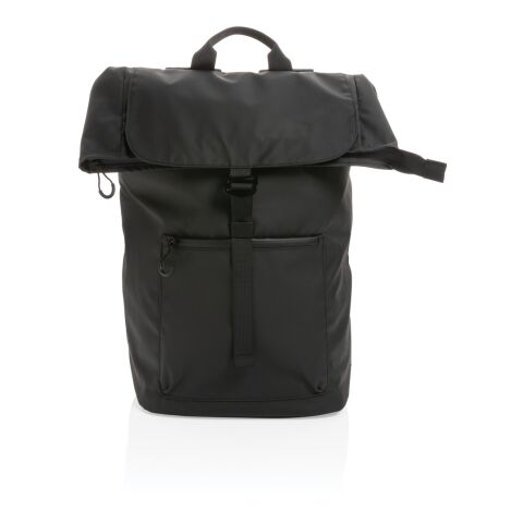 Impact AWARE™ RPET wasserabweisender 15.6&quot; Laptop-Rucksack schwarz | ohne Werbeanbringung | Nicht verfügbar | Nicht verfügbar | Nicht verfügbar