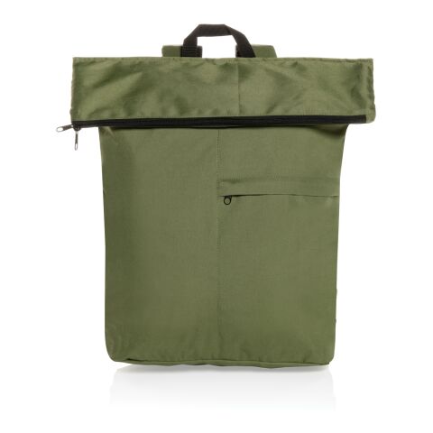 Dillon AWARE™ RPET faltbarer Lightweight-Rucksack grün | ohne Werbeanbringung | Nicht verfügbar | Nicht verfügbar | Nicht verfügbar