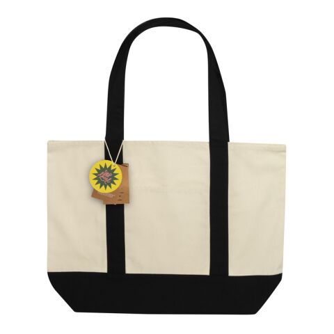 SHOP LOCAL AWARE™ Tasche aus recycelter Baumwolle, 350g/m² schwarz