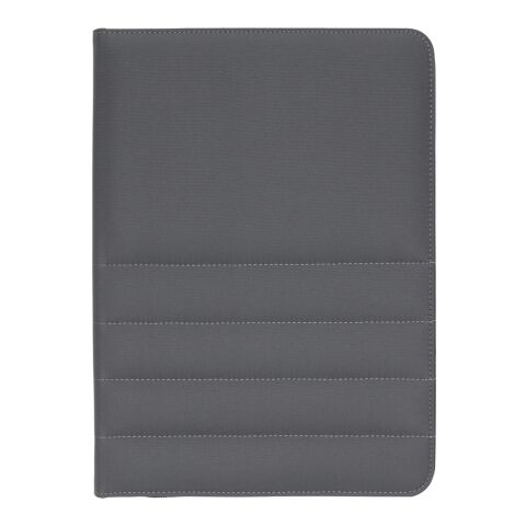 Impact AWARE™ RPET A4 Portfolio mit Reißverschluss grau | ohne Werbeanbringung | Nicht verfügbar | Nicht verfügbar