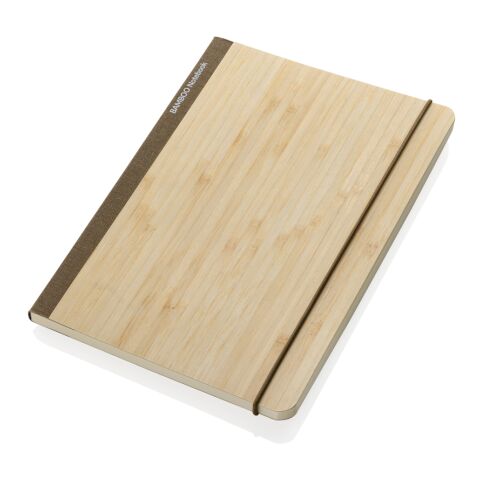 Scribe A5 Notibuch aus FSC Bambus braun